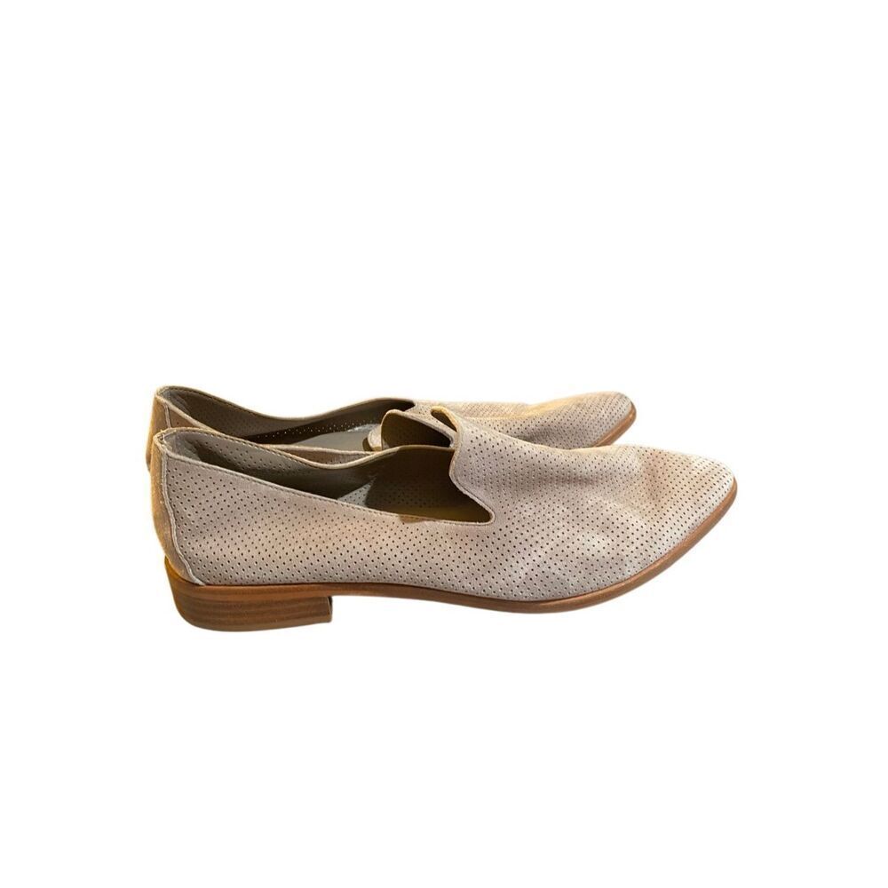 Treasure & bond women’s Kena tan perforated, suede, loafers flats 9